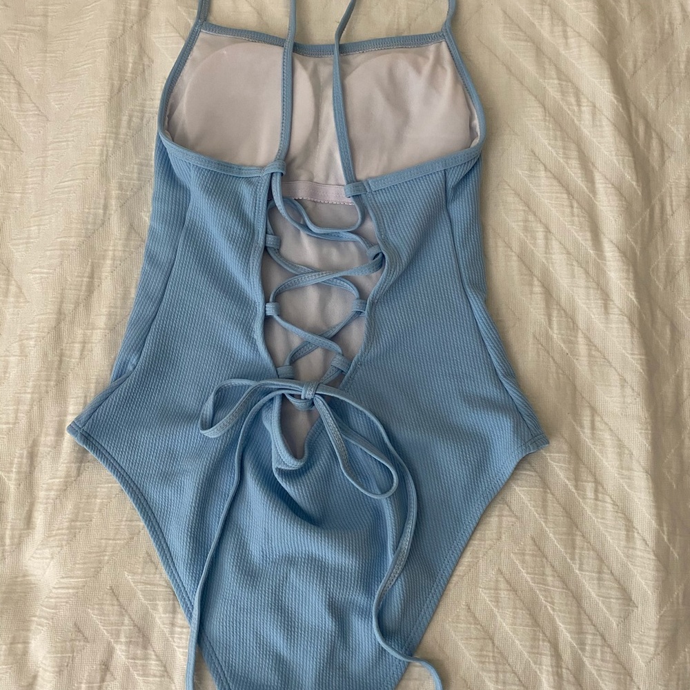 Blue One piece swimsuit